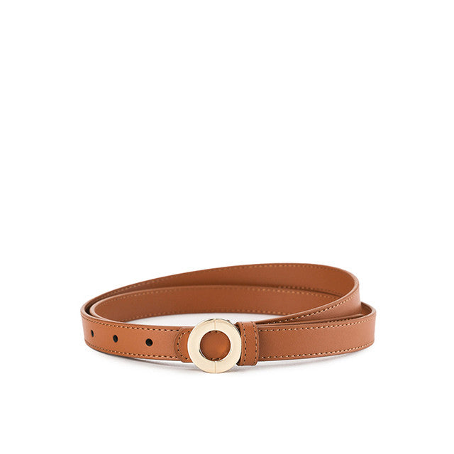 Obermain Accessories Wanita Pin Clip Autumn Ladies Leather Pin In Orange 36