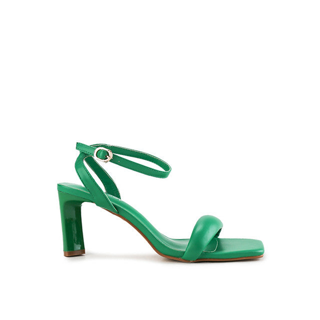 Playboy Sandal Wanita Heels Gwenneth In Green 41