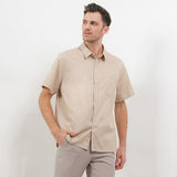 Obermain Pakaian Pria Shirt Buster In Beige