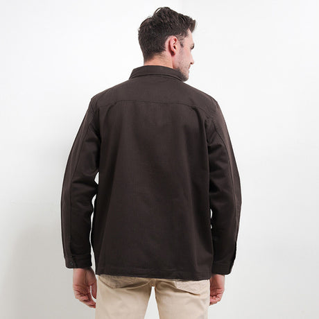 Obermain Pakaian Pria Jacket Galliot In Brown