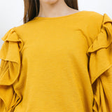 Hush Puppies Pakaian Wanita Blouse Dc Civia In Mustard