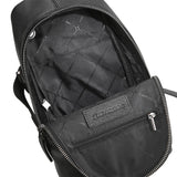 Alfie Chest Bag - L  In Black