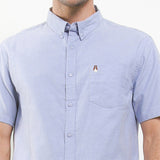 Hush Puppies Pakaian Pria Shirt Dillion 2 In Blue
