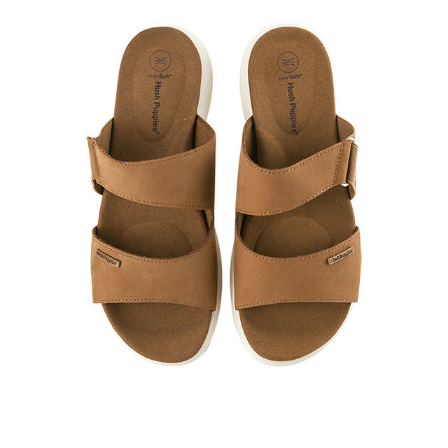 Hush Puppies Sandal Wanita Lissa Slip On In Brown
