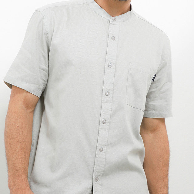 Hush Puppies Pakaian Pria Shirt Macadamia In Sage
