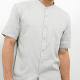 Hush Puppies Pakaian Pria Shirt Macadamia In Sage