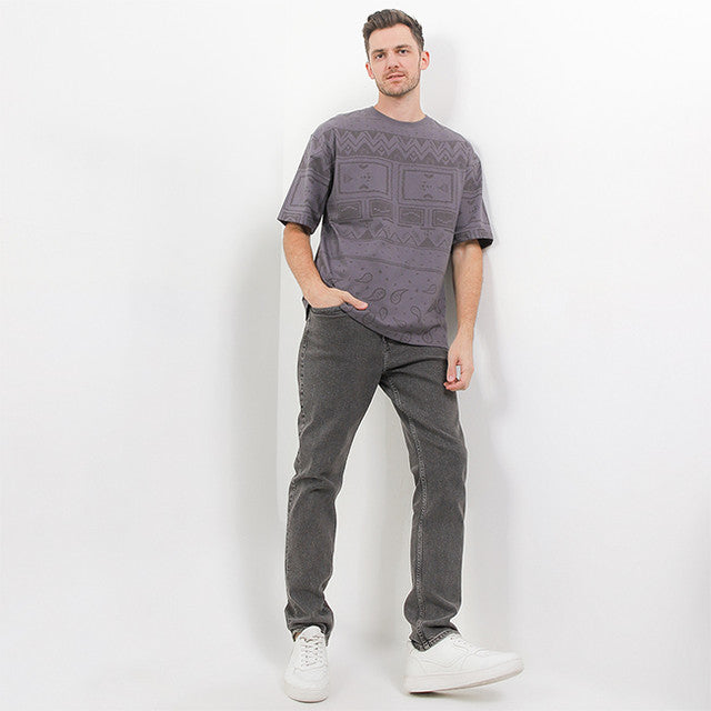 Obermain Pakaian Pria T Shirt Arkana In Dark Gray