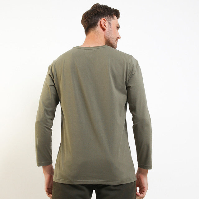 Hush Puppies Pakaian Pria Others Leviero Ls In Olive