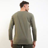 Hush Puppies Pakaian Pria Others Leviero Ls In Olive