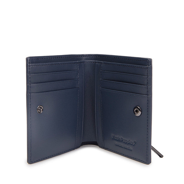 Hush Puppies Aksesoris Unisex Asher Bi Fold Wallet In Navy