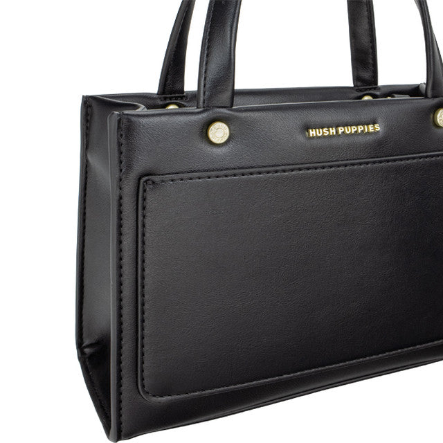 Hush Puppies Tas Wanita Hand Bag Fuji Top Handle M In Black