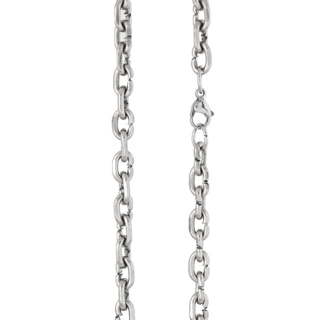 Kingship Necklace Flames In Silver