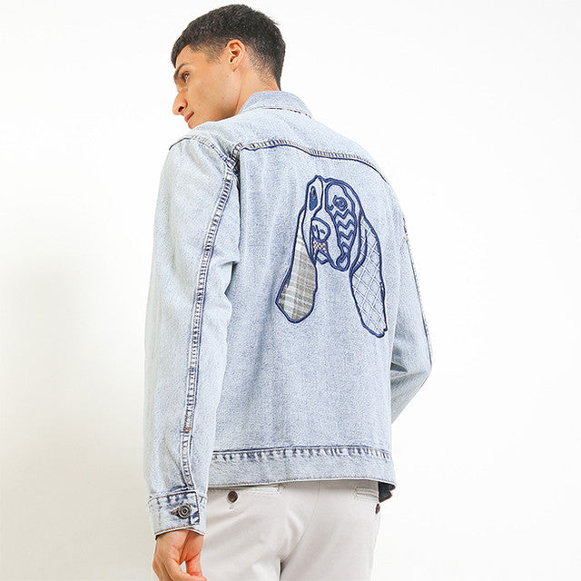 Hush Puppies Pakaian Pria Denim Sippi In Light Blue