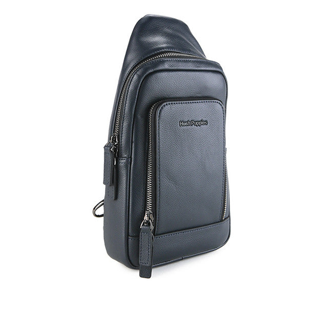 Hush Puppies Tas Pria Issac Chest Bag In Navy