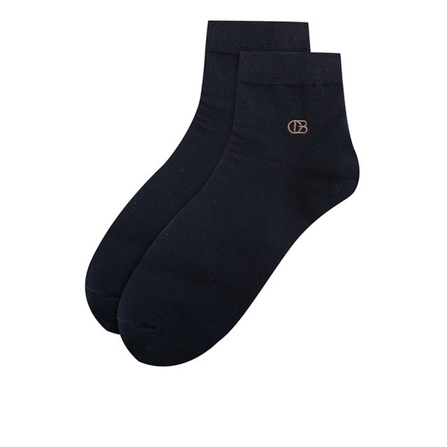 Obermain Aksesoris Unisex Socks Ob Half Sock In Navy