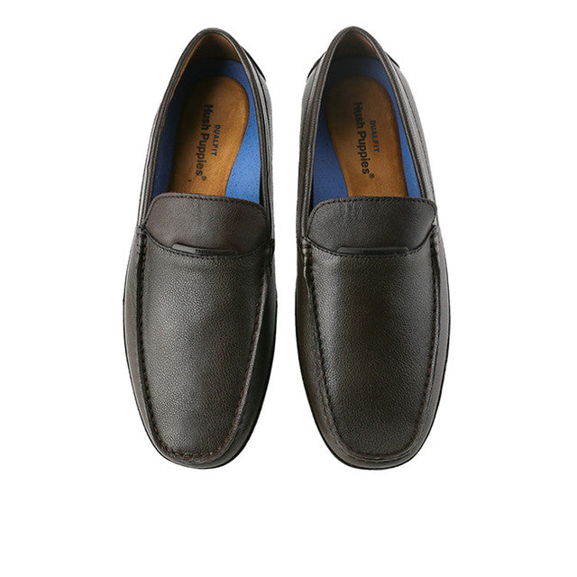 Hush Puppies Sepatu Pria Slip On Kovic Vatro Loafer In Coffee