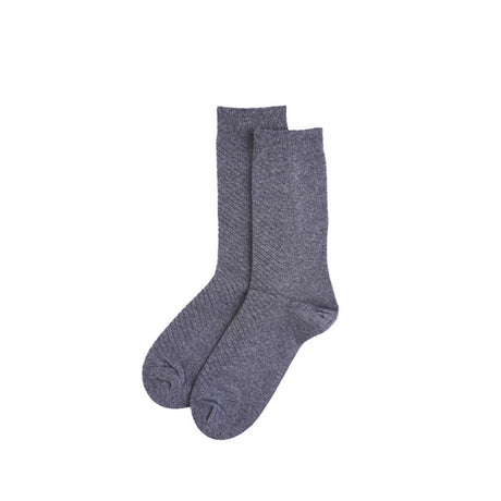 A-Ob Reg Sock In Dk Gray/Navy/Black