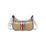 Aec St Shoulder Bag In Jacquard Tanin