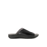 Hush Puppies Sandal Pria Activate Knit Slide In Black