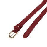 Violet Ladies Leather Pin In White