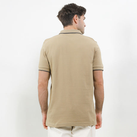 Hush Puppies Pakaian Pria Polo Fore In Khaki