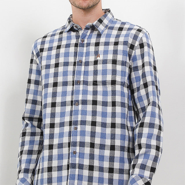 Hush Puppies Pakaian Pria Shirt Mayday In Light Blue