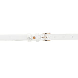 Barbara Ladies Belt In White