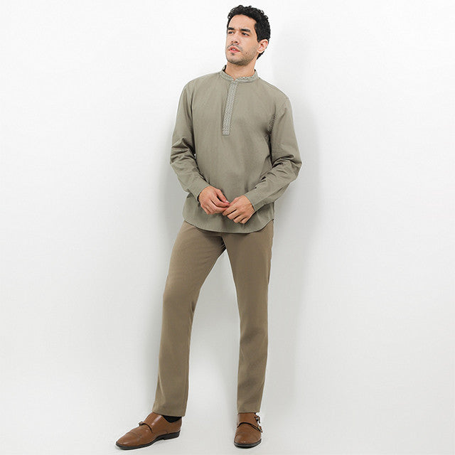 Hush Puppies Pakaian Pria Shirt Manakeesh In Sage