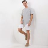 Hush Puppies Pakaian Pria T Shirt Bsc Adhesh 5 In Gray
