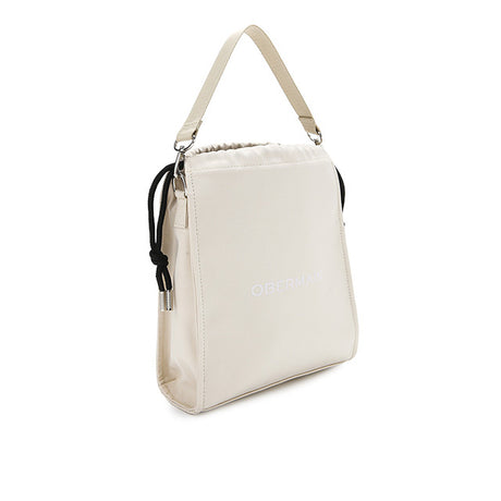 Audrey Nylon Sling Bag M In Beige