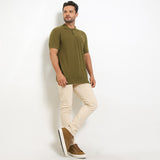 Hush Puppies Pakaian Pria Polo Tutto In Olive
