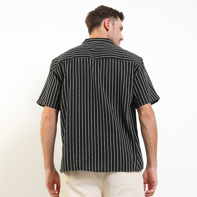 Obermain Pakaian Pria Shirt Salvador In Black