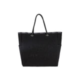 Canvas Easy Tote In Jet Black Canvas