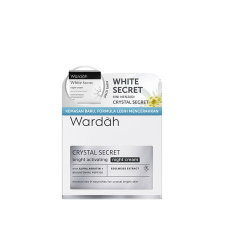 Wardah Crystal Secret Bright Activating Night Cream 30 g