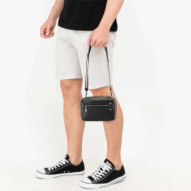 Hush Puppies Tas Pria Malone Crossbody Bag In Black