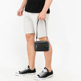 Hush Puppies Tas Pria Malone Crossbody Bag In Black