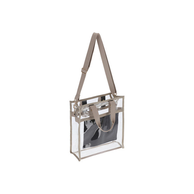 LeSportsac Tas Wanita Tote bag Clear Small N/S Tote In Clear/ Natural