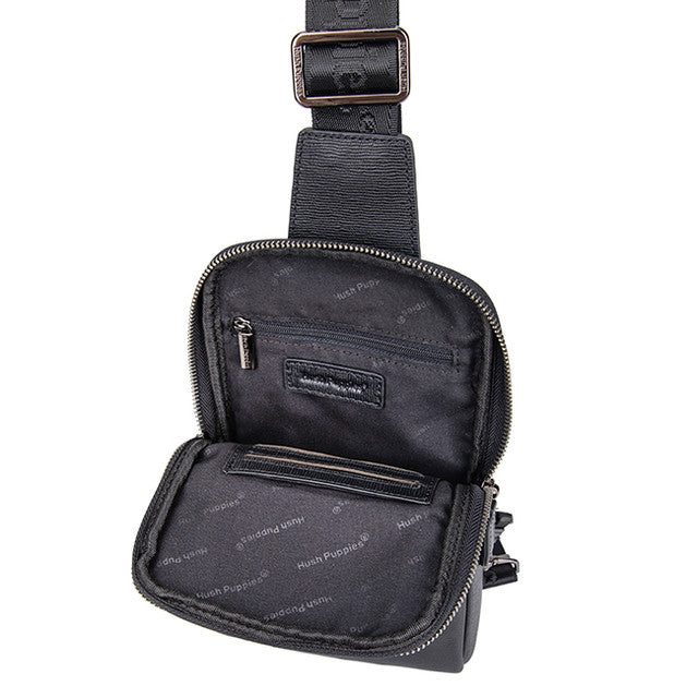 Hush Puppies Tas Pria Kyron Chest Bag In Black
