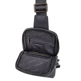Hush Puppies Tas Pria Kyron Chest Bag In Black