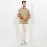 Hush Puppies Pakaian Pria Polo Fore In Khaki