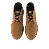 Hush Puppies Sepatu Pria Boots Jenson Chukka In Caramel Tan Nubuck