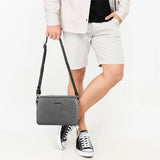 Hush Puppies Tas Pria Maple Clutch In Grey