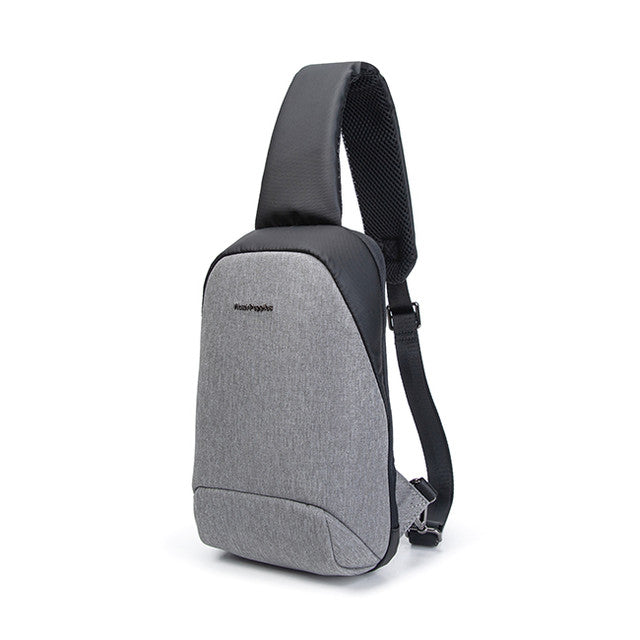 Hush Puppies Tas Pria Melvin Chest Bag In Grey