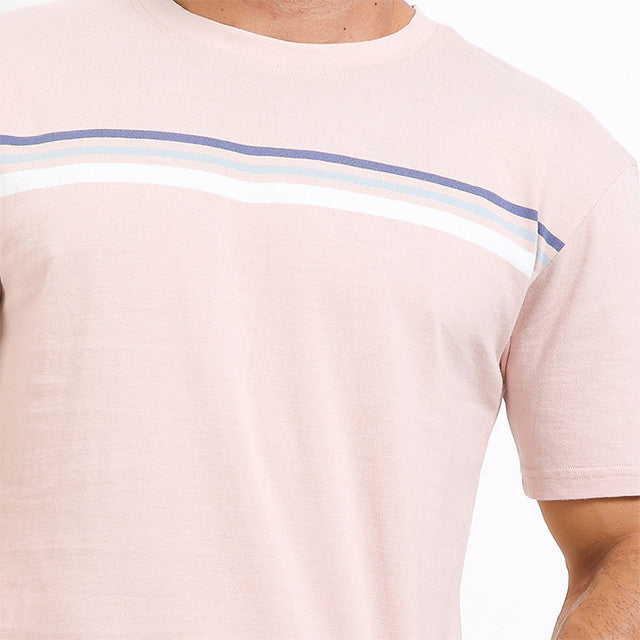 Obermain Pakaian Pria T Shirt Voila In Pink