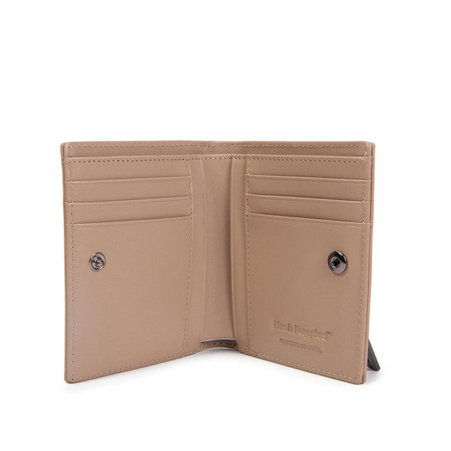 Hush Puppies Aksesoris Unisex Asher Bi Fold Wallet In Beige