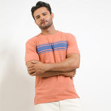 Obermain Pakaian Pria T Shirt Viola In Red