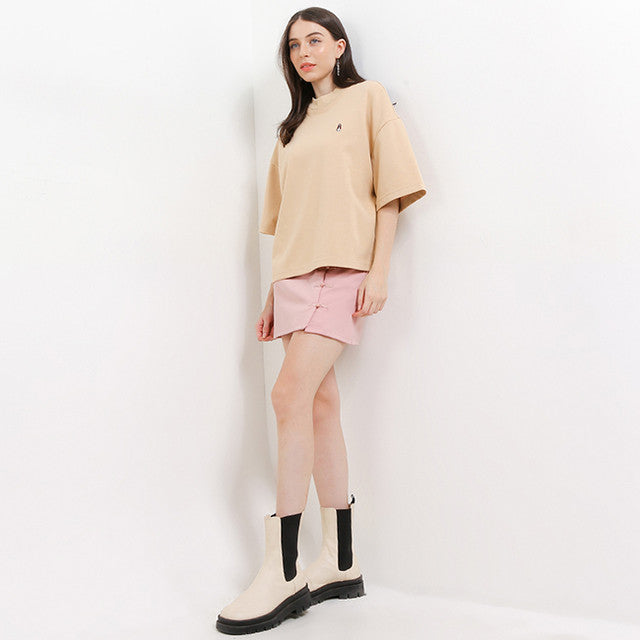 Hush Puppies Pakaian Wanita T Shirt Teagan Ts In Khaki