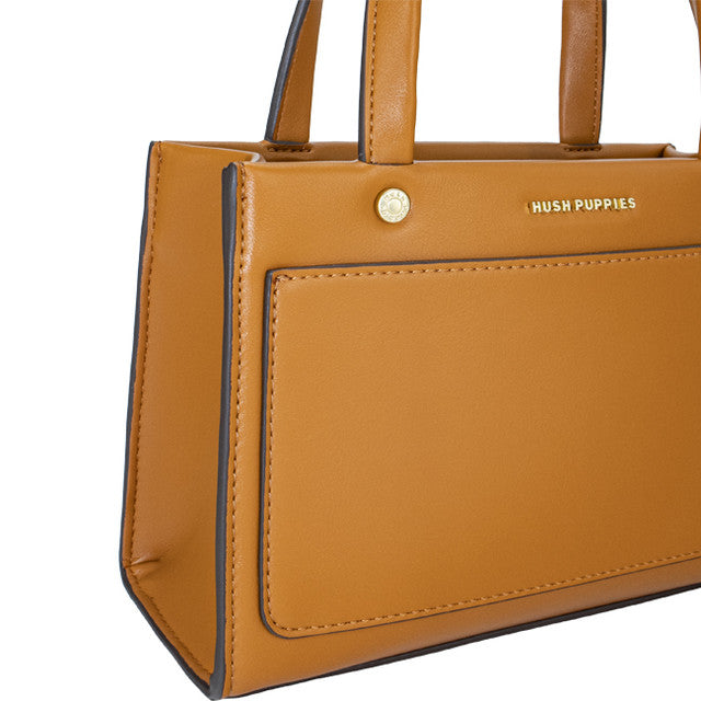 Hush Puppies Tas Wanita Hand Bag Fuji Top Handle M In Camel