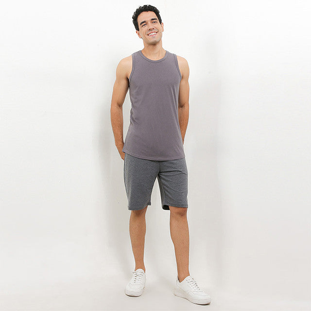 Obermain Pakaian Pria Tank Top Ctnbam2 Tank In Grey