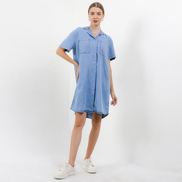 Hush Puppies Pakaian Wanita Dress Animal Fest Ettam In Light Blue